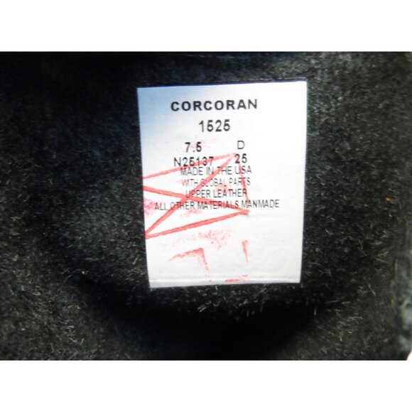Corcoran Men's 10" Leather Field Combat Boots 1525 *Made In USA* Black 7.5D - Picture 9 of 9